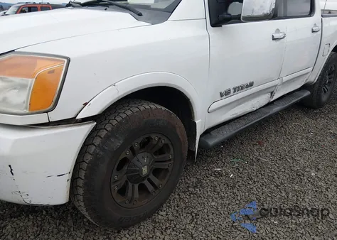 2008 Nissan Titan Le z USA, uszkodzony, nr VIN 1N6BA07DX8N309341
